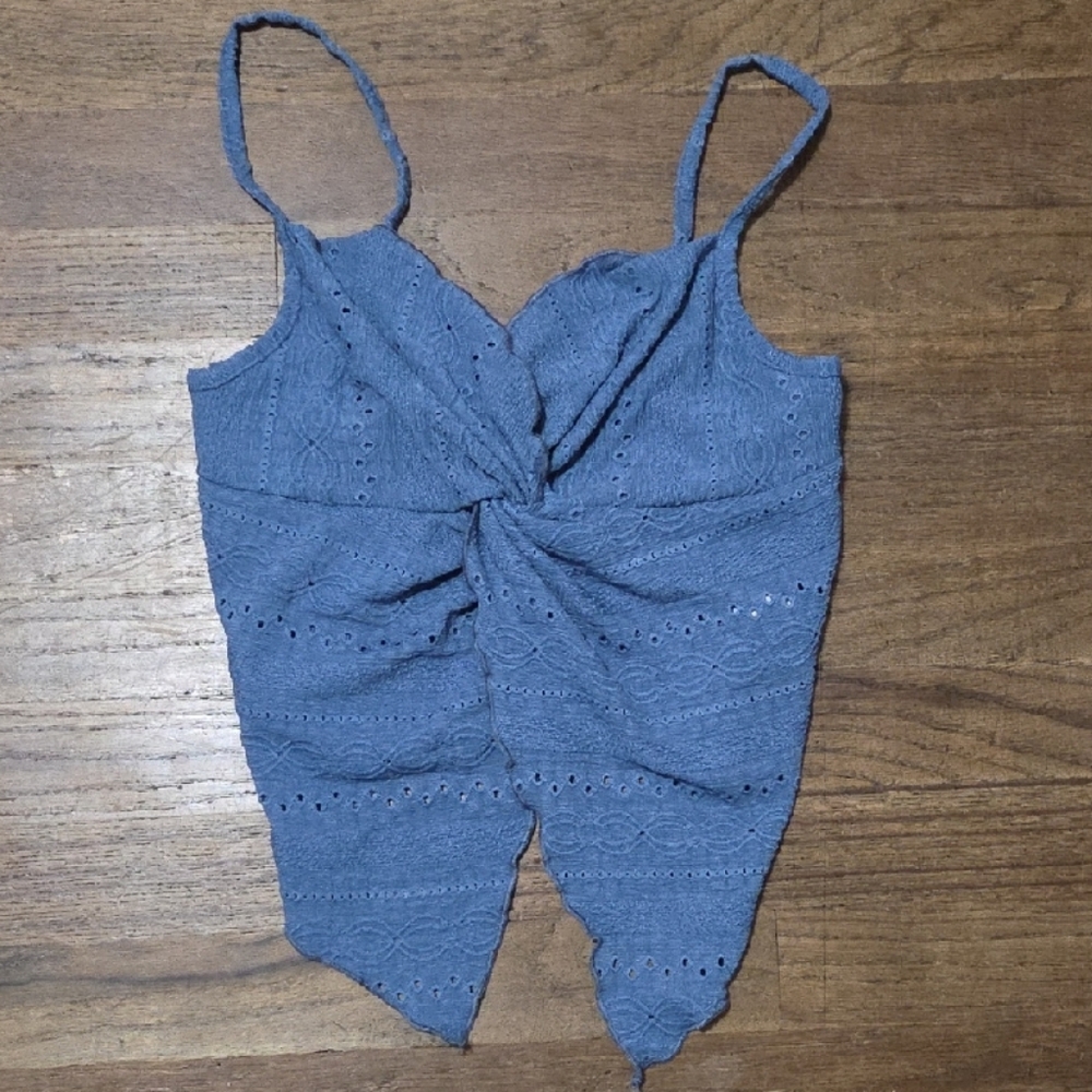 🔵3/$13 SHEIN Eyelet Tank Top